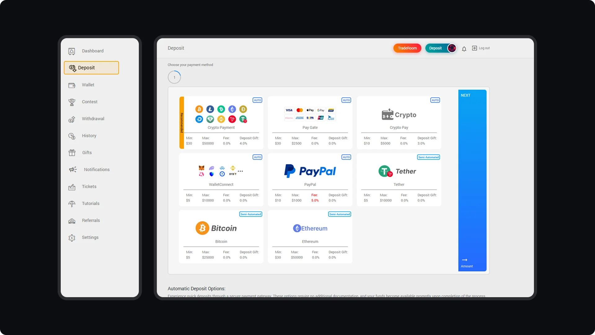 How to Deposit Funds on CloseOption