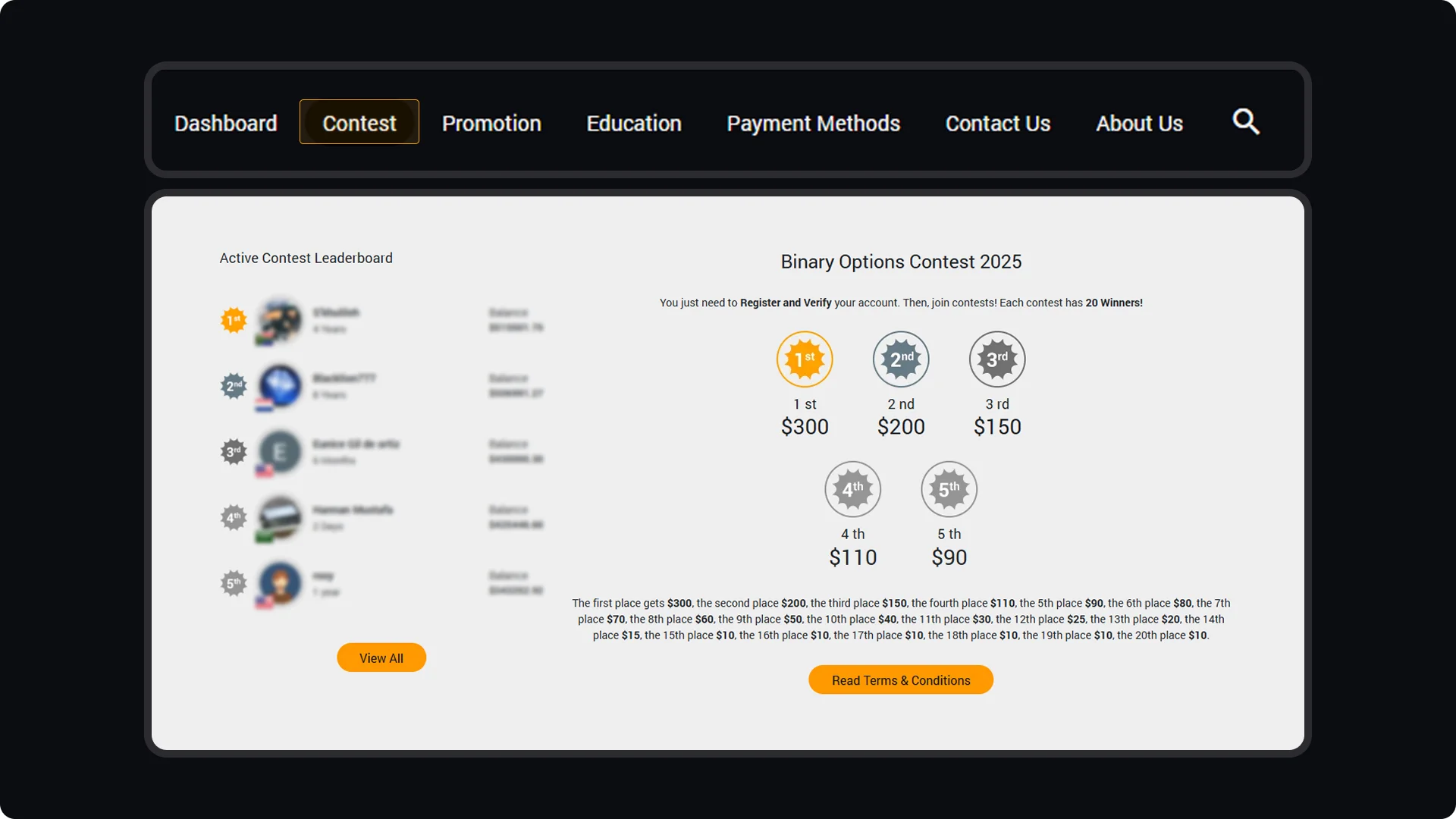 How to Track Contest Results